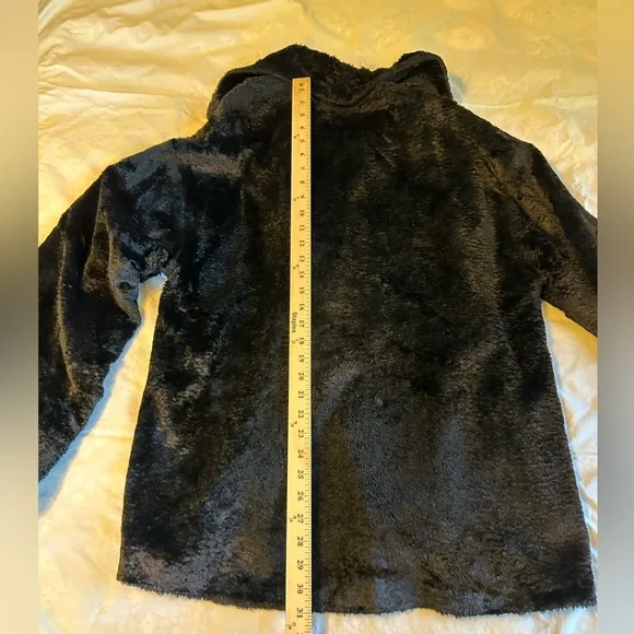 Vintage - XOE ‘s Women's Elegant Black Teddy Jacket/ Small - Oversized - Picture 11 of 15